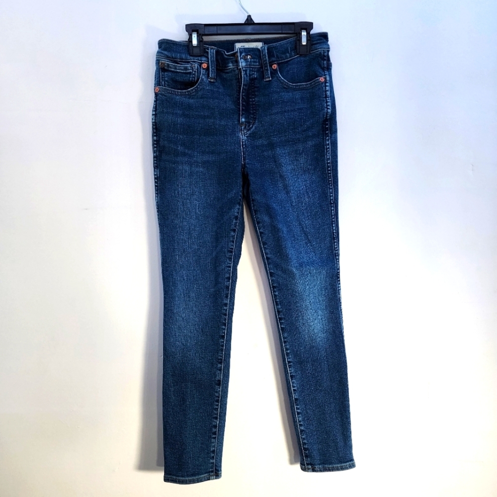 Madewell 10'' High-Rise Skinny 26p Blue Denim